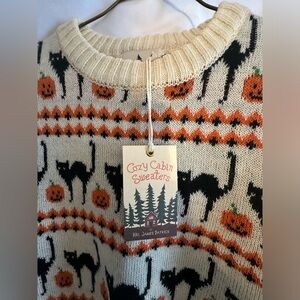 Kiel James Patrick Vintage print Halloween sweater.